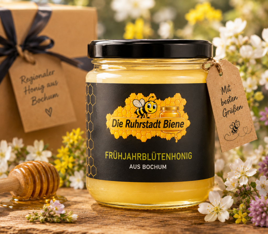 Frühjahrsblütenhonig aus Bochum von Die Ruhrstadt Biene